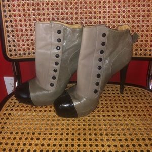 L.A.M.B grey booties